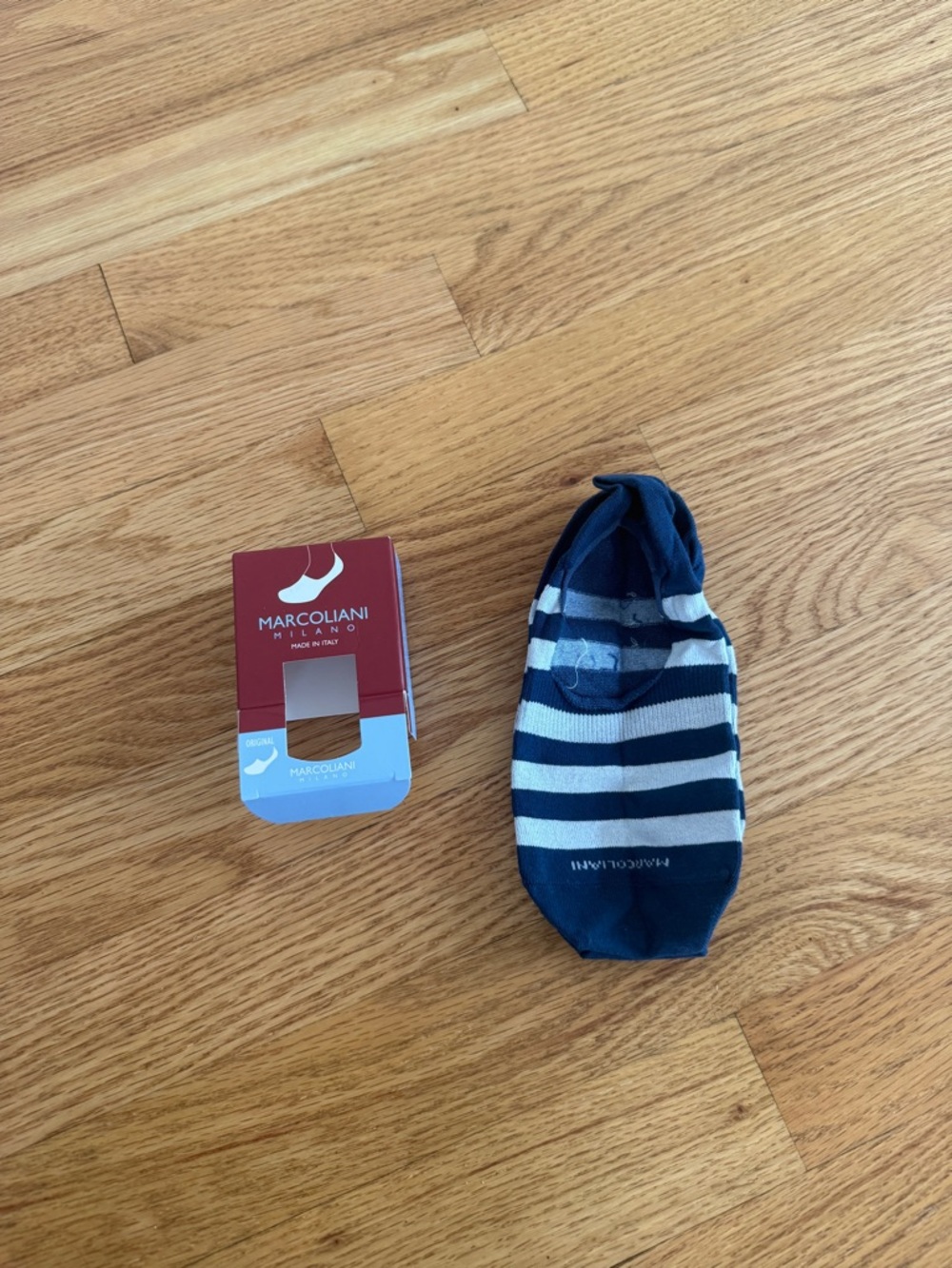 Marcoliani Milano no show suit socks ocean